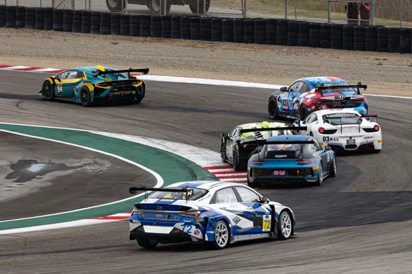 Gotham Motorsports Ferrari racing on track