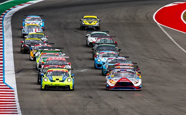 Gotham Motorsports Ferrari racing on track