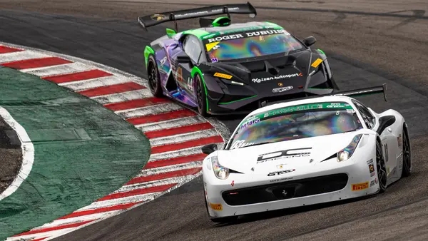 Gotham Motorsports Ferrari racing on track