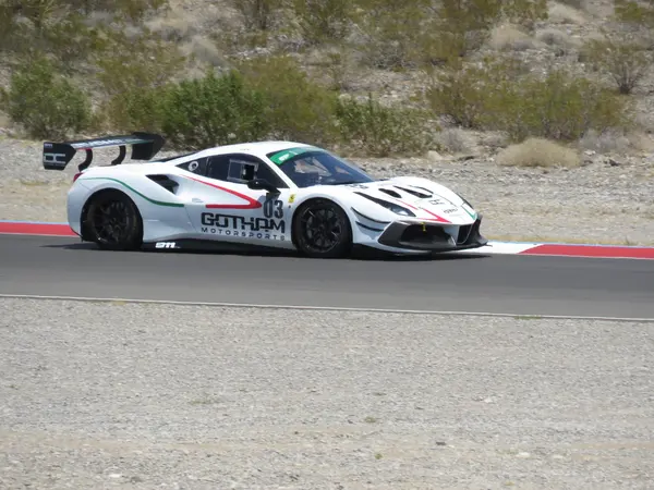 Gotham Motorsports Ferrari racing on track