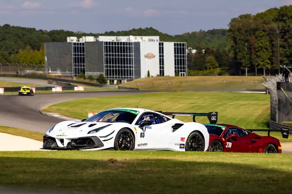 Gotham Motorsports Ferrari racing on track