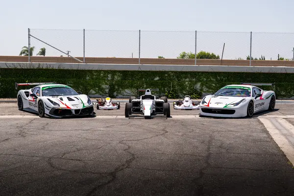 Gotham Motorsports Ferrari racing on track