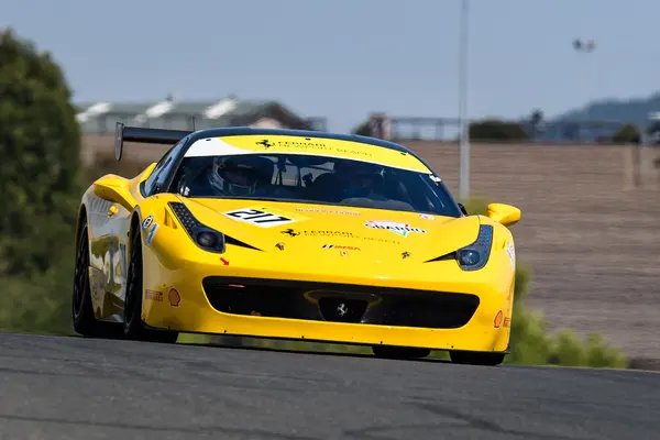 Gotham Motorsports Ferrari racing on track