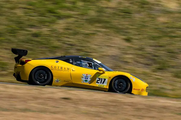 Gotham Motorsports Ferrari racing on track