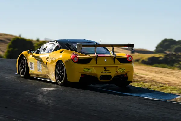 Gotham Motorsports Ferrari racing on track