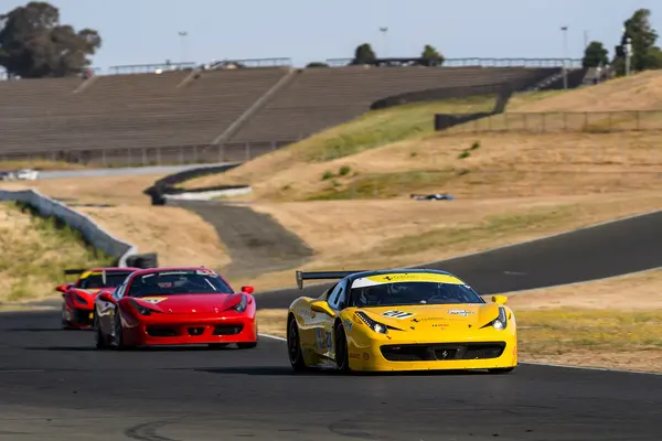 Gotham Motorsports Ferrari racing on track