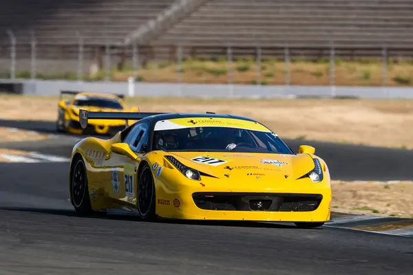 Gotham Motorsports Ferrari racing on track