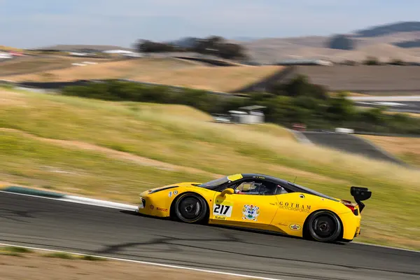 Gotham Motorsports Ferrari racing on track