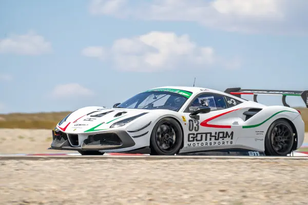 Gotham Motorsports Ferrari racing on track