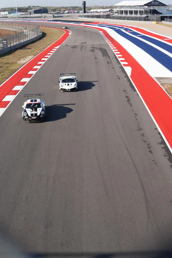 Gotham Motorsports Ferrari racing on track