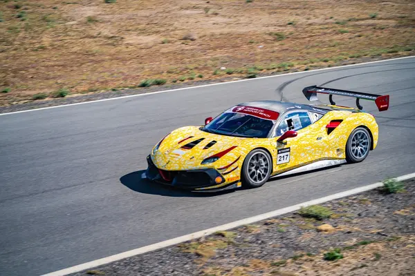 Gotham Motorsports Ferrari racing on track