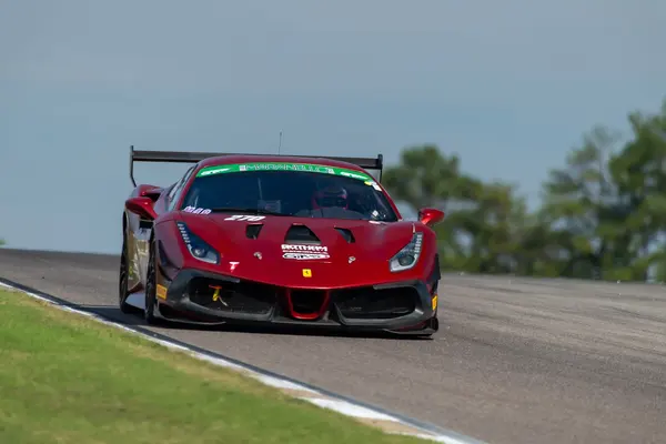 Gotham Motorsports Ferrari racing on track