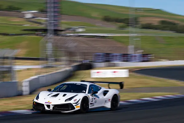 Gotham Motorsports Ferrari racing on track