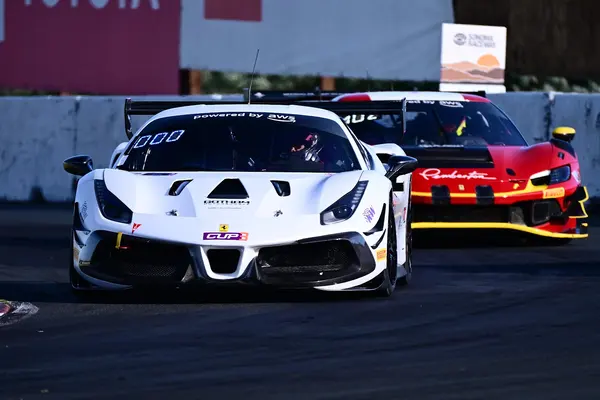 Gotham Motorsports Ferrari racing on track