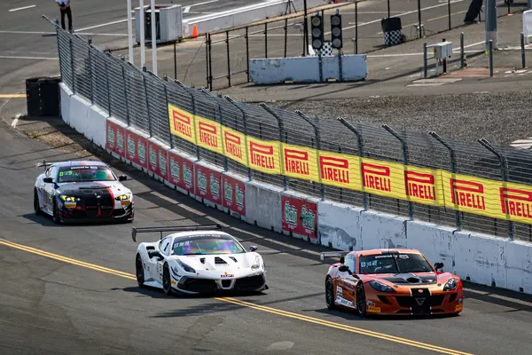 Gotham Motorsports Ferrari racing on track
