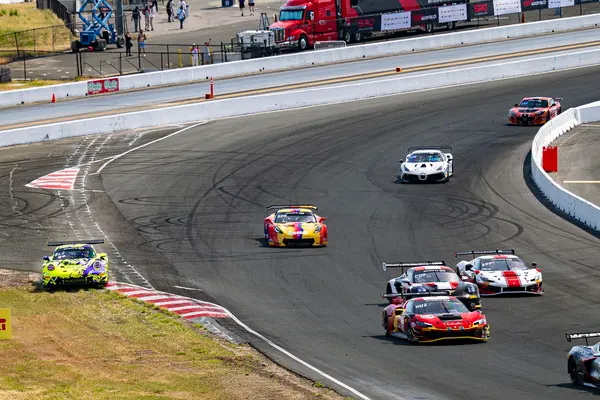 Gotham Motorsports Ferrari racing on track