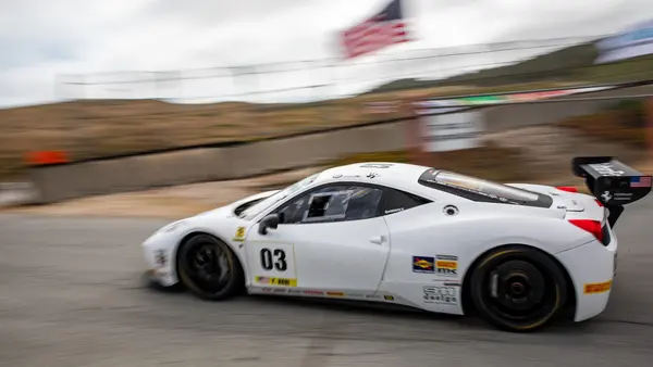 Gotham Motorsports Ferrari racing on track