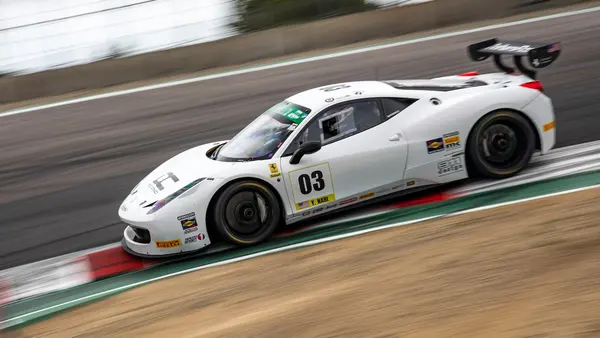Gotham Motorsports Ferrari racing on track