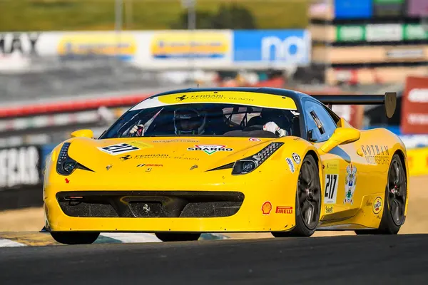 Gotham Motorsports Ferrari racing on track