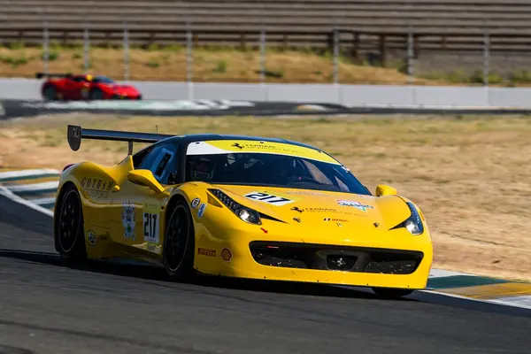 Gotham Motorsports Ferrari racing on track