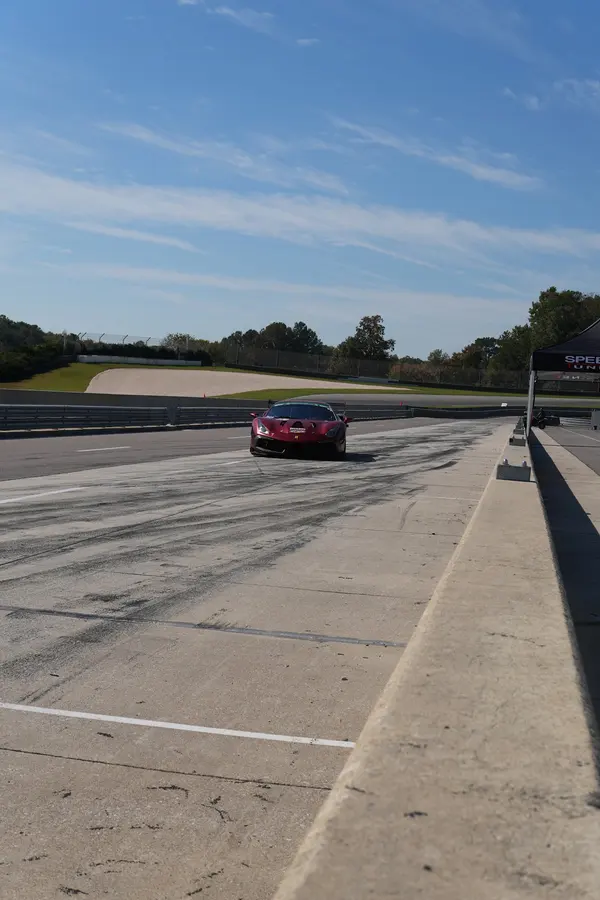 Gotham Motorsports Ferrari racing on track