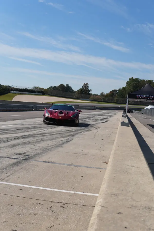 Gotham Motorsports Ferrari racing on track