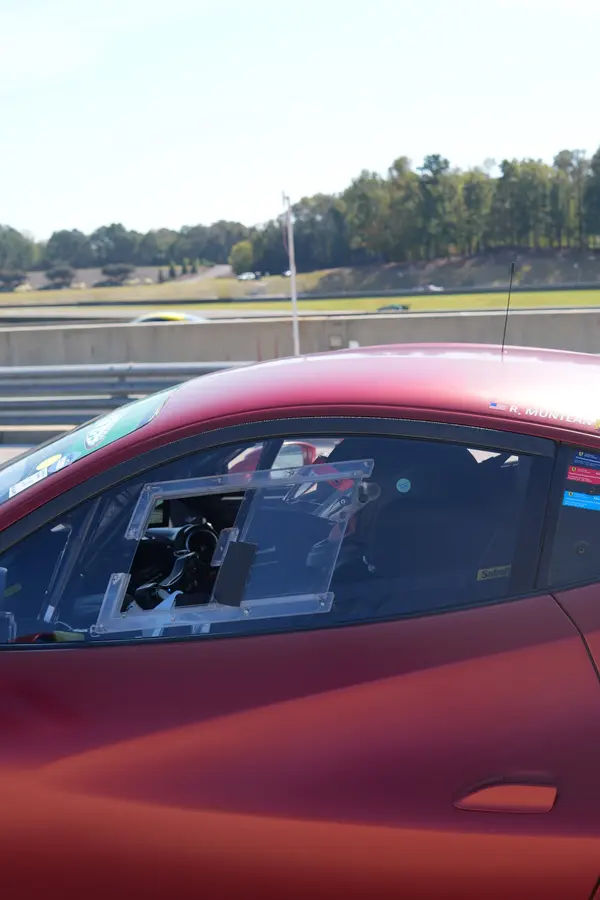 Gotham Motorsports Ferrari racing on track