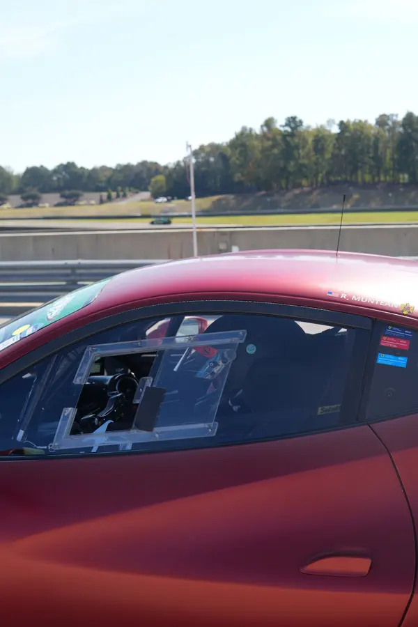 Gotham Motorsports Ferrari racing on track