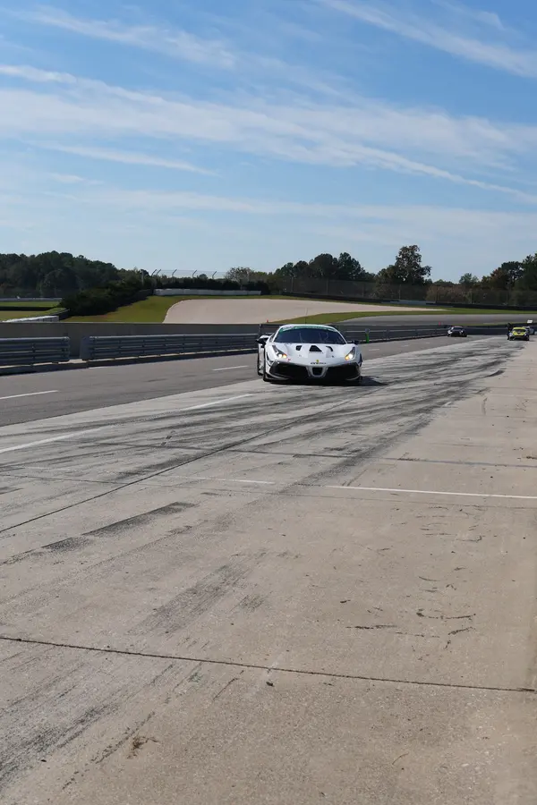 Gotham Motorsports Ferrari racing on track