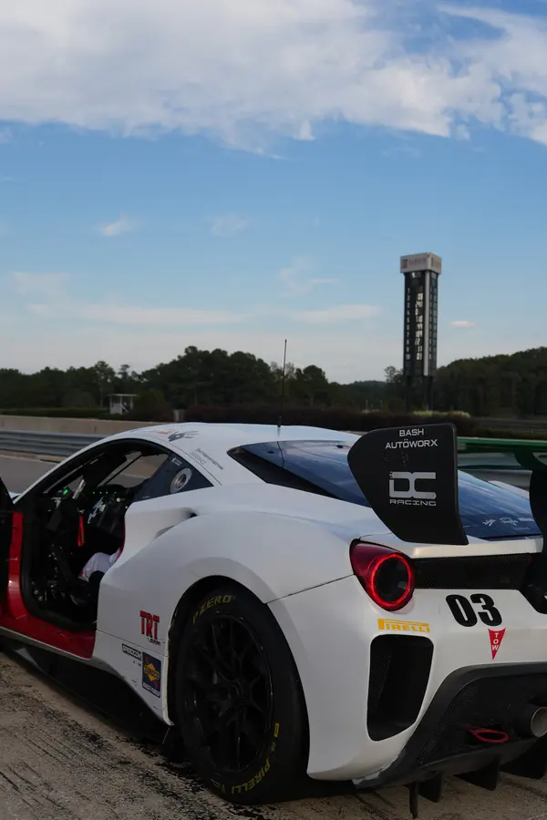 Gotham Motorsports Ferrari racing on track