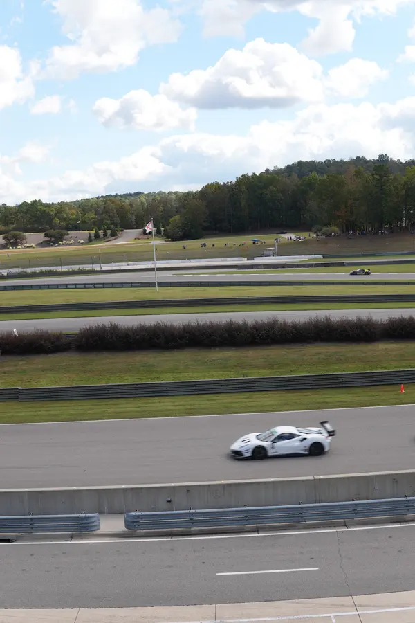 Gotham Motorsports Ferrari racing on track