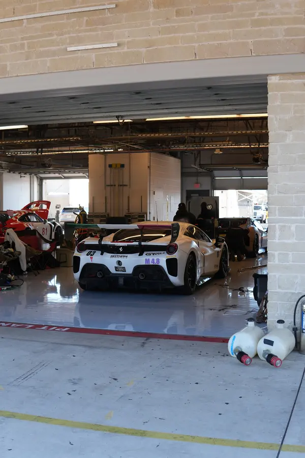Gotham Motorsports Ferrari racing on track