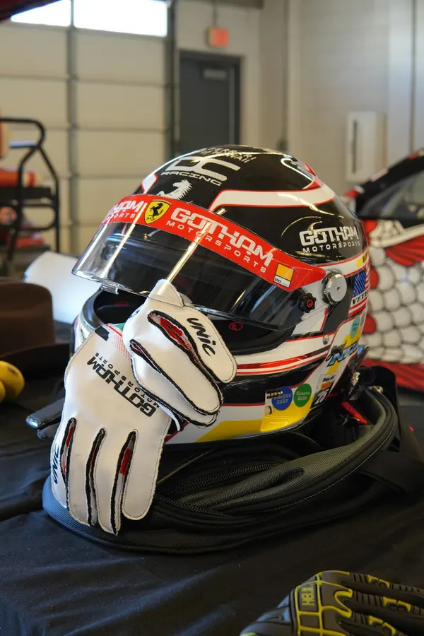 Gotham Motorsports Ferrari racing on track