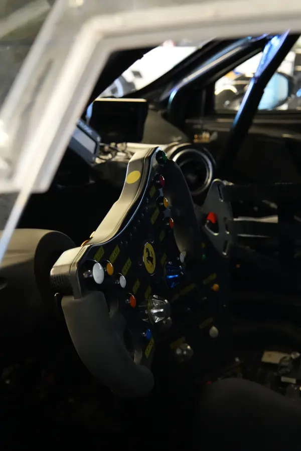 Gotham Motorsports Ferrari racing on track