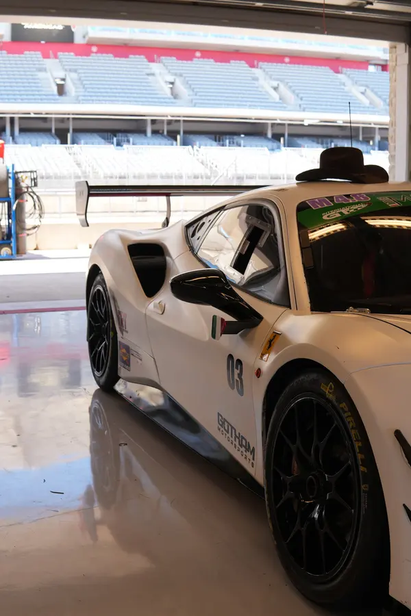 Gotham Motorsports Ferrari racing on track