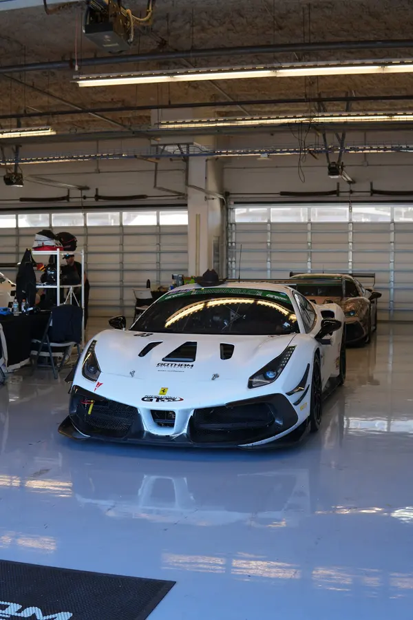 Gotham Motorsports Ferrari racing on track