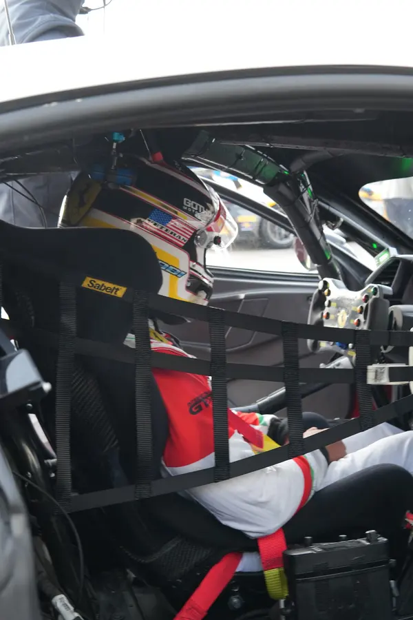 Gotham Motorsports Ferrari racing on track