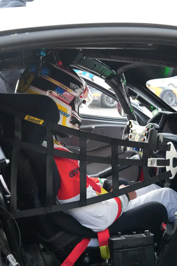 Gotham Motorsports Ferrari racing on track
