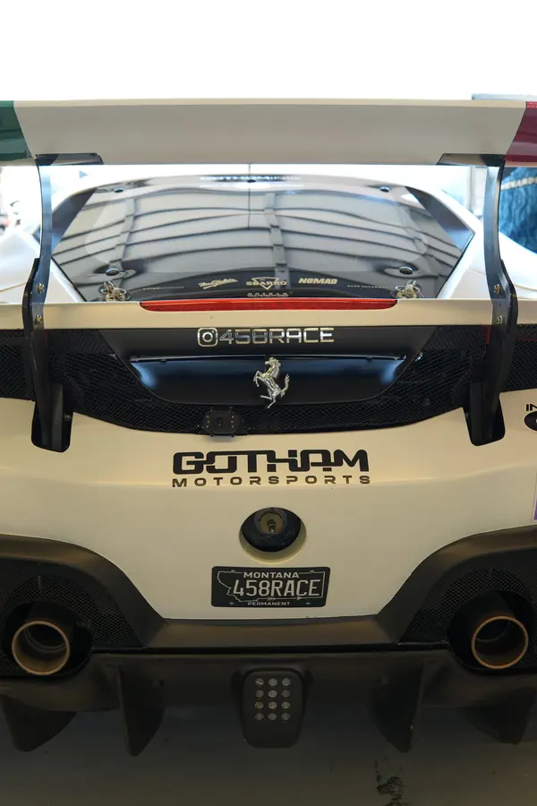 Gotham Motorsports Ferrari racing on track