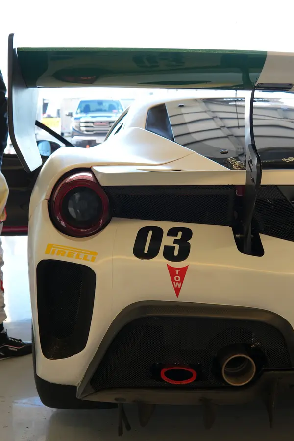 Gotham Motorsports Ferrari racing on track
