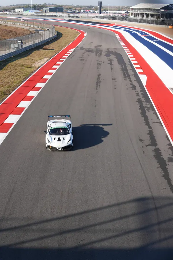 Gotham Motorsports Ferrari racing on track
