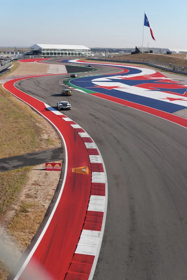 Gotham Motorsports Ferrari racing on track
