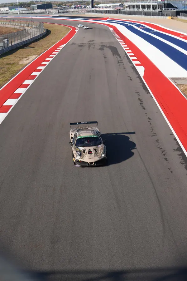 Gotham Motorsports Ferrari racing on track