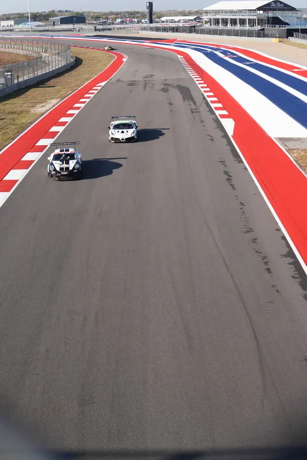 Gotham Motorsports Ferrari racing on track