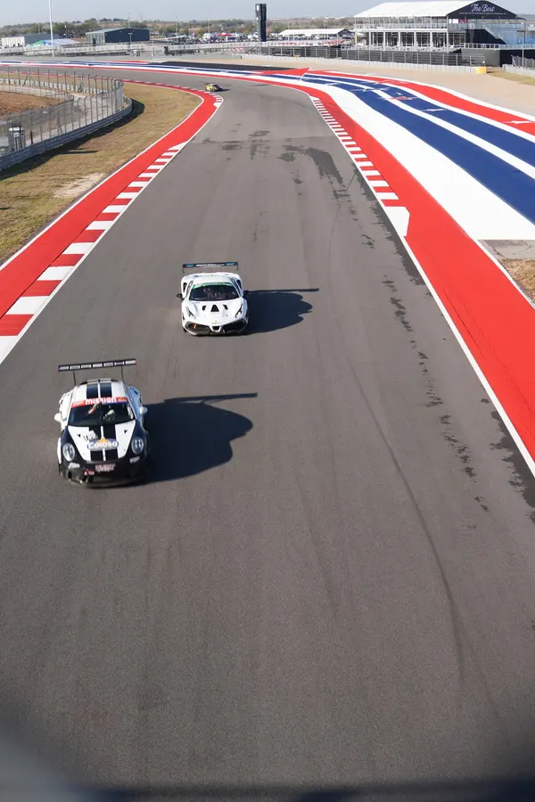 Gotham Motorsports Ferrari racing on track
