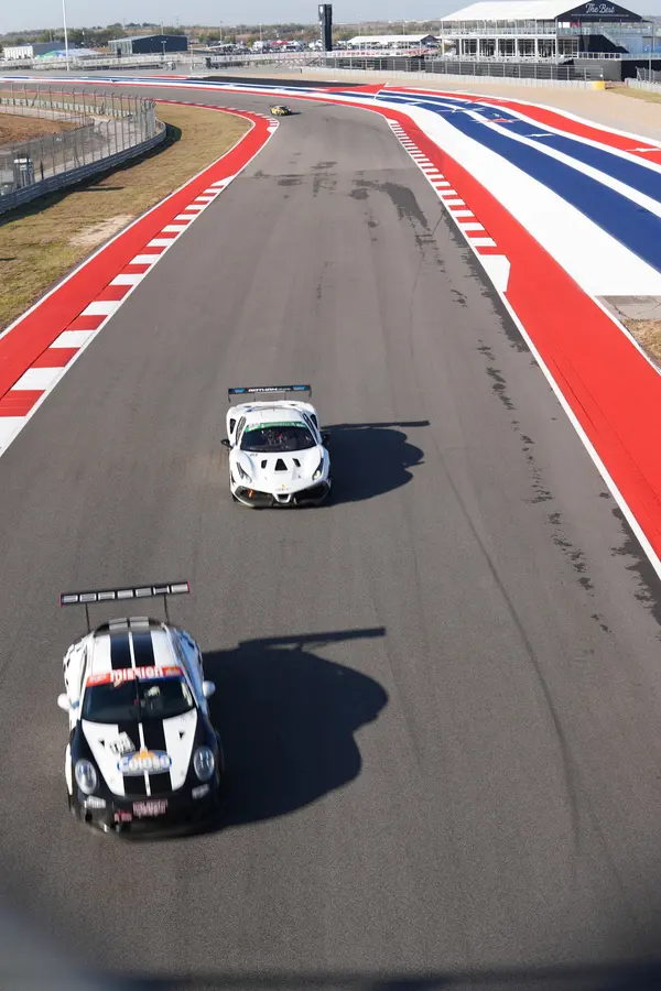 Gotham Motorsports Ferrari racing on track