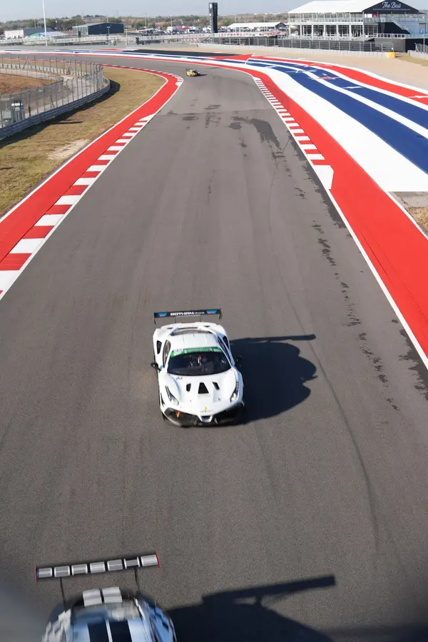 Gotham Motorsports Ferrari racing on track