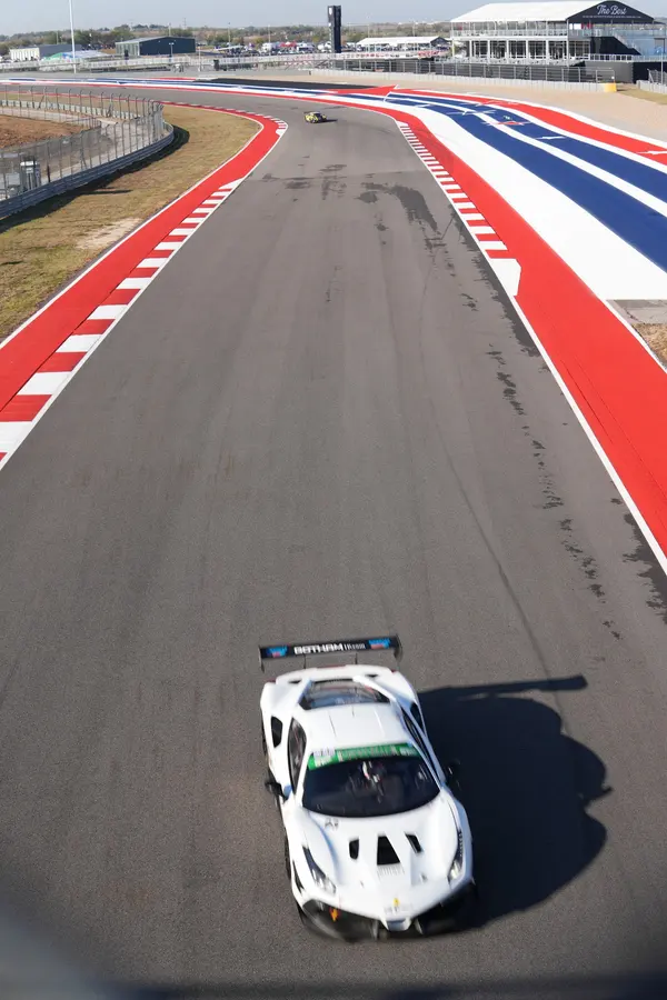 Gotham Motorsports Ferrari racing on track