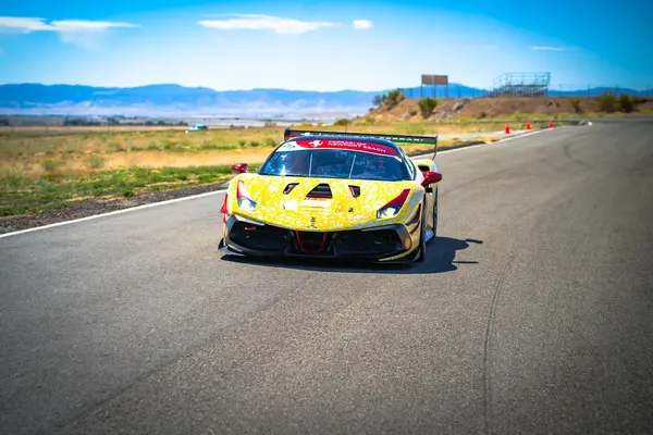 Gotham Motorsports Ferrari racing on track