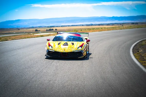 Gotham Motorsports Ferrari racing on track
